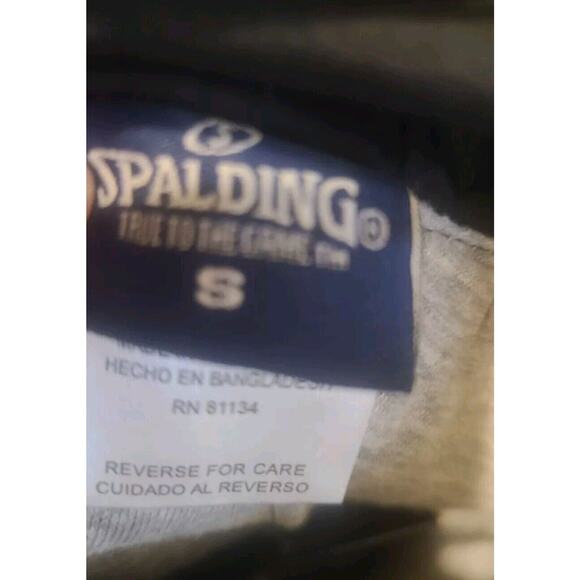 Y2K New Womens Spalding Black Windbreaker Jacket Small Water Resistant - Picture 4 of 7